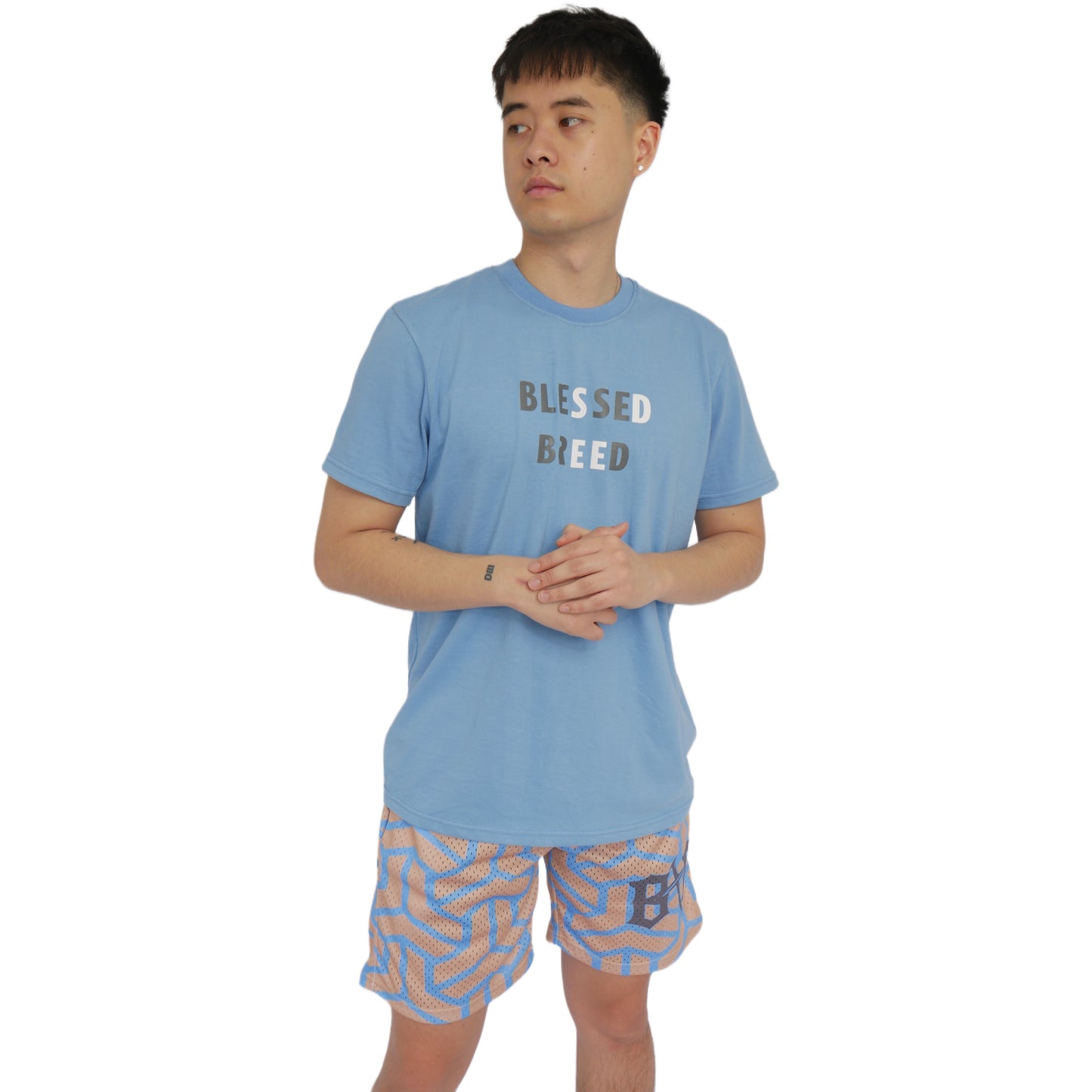 Blue "Romans 6:4" Tee