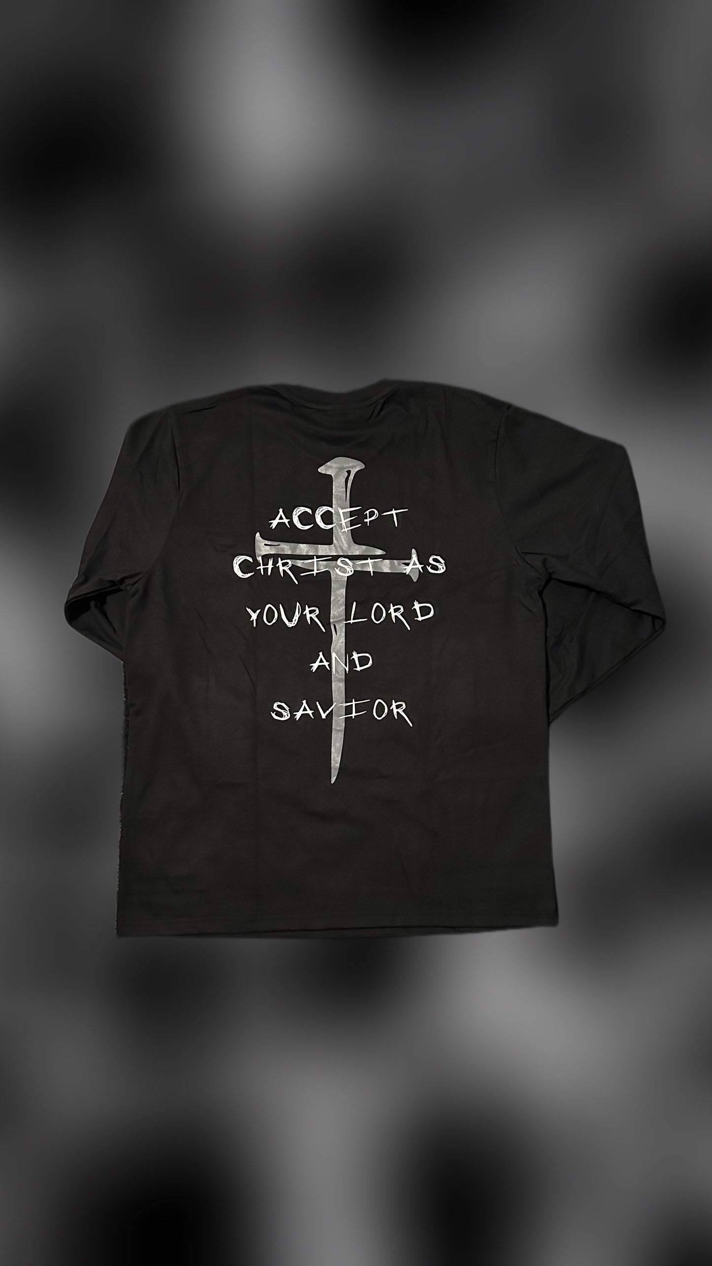 Black "NEVER TOO LATE" Tee